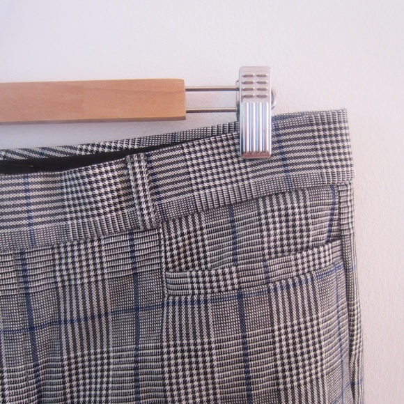 BANANA REPUBLIC 8 Plaid Houndstooth Chic Pants - Picture 2 of 5